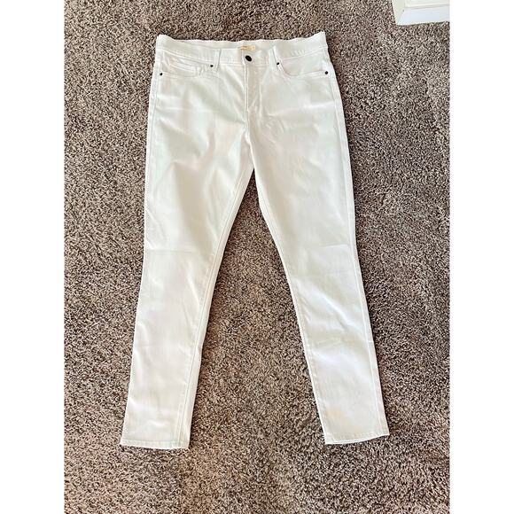 NEW LEVIS 311 Shaping Skinny - White Jeans Pants Size 32 Red BLANK TAB 14 - Picture 2 of 7